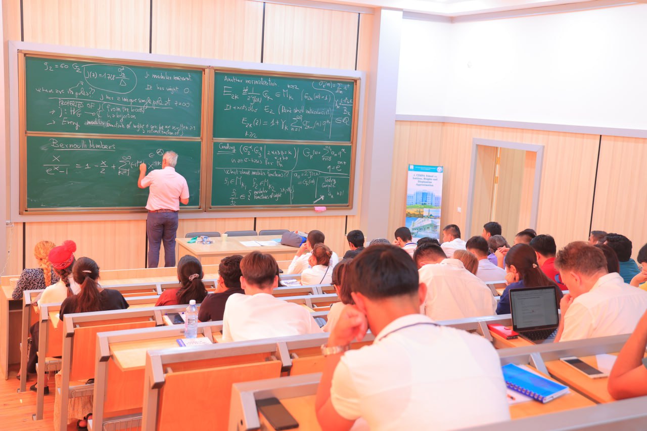 A CIMPA School on Lattices, Heights and Diophantine Approximation Urgench State University, Urgench, Uzbekistan